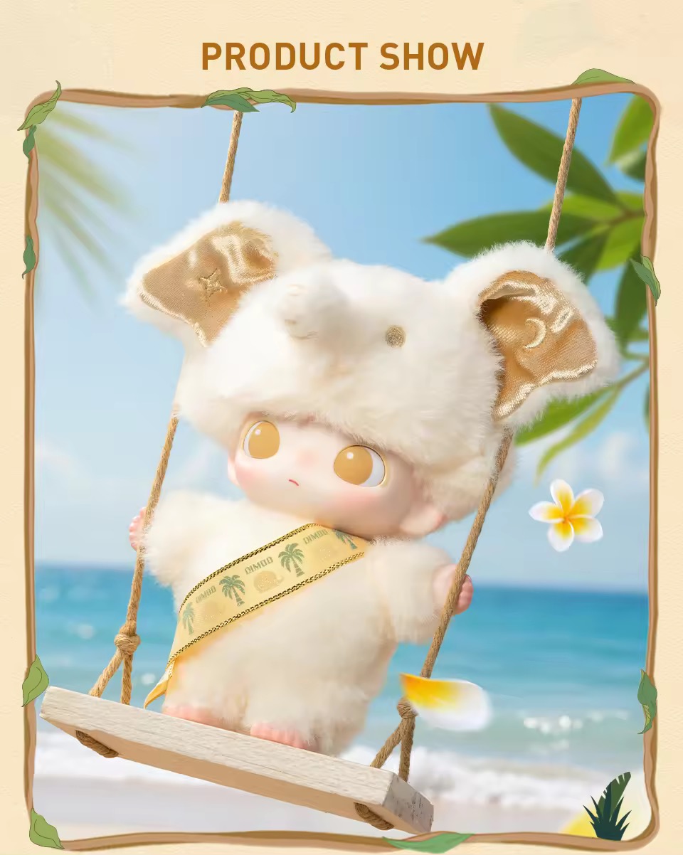 DIMOO ELEPHANT IN MOONLIGHT- VINYL PLUSH BLISTER PACK-photos