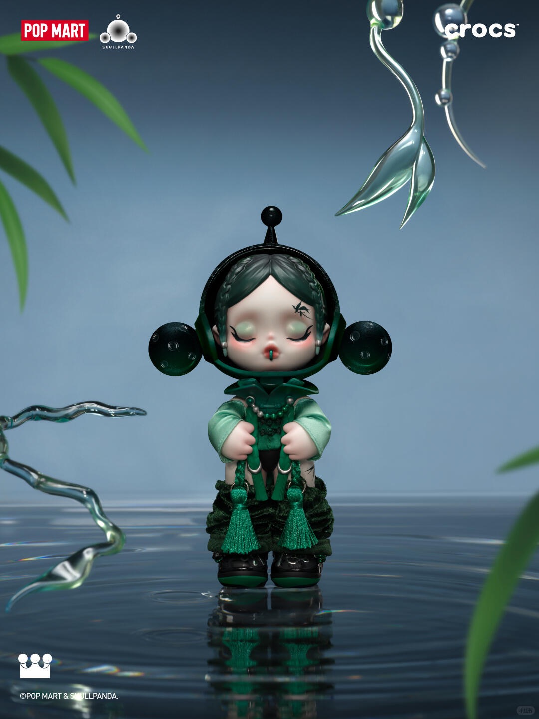 SKULLPANDA×CROCS OOTD-photos