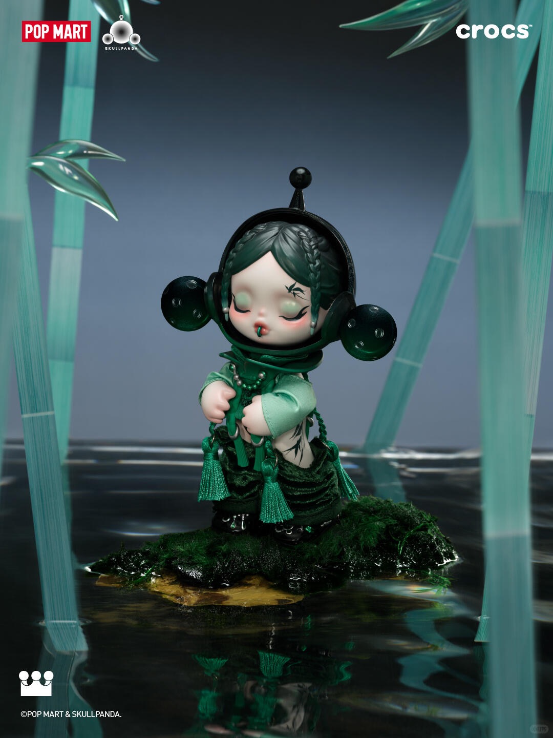 SKULLPANDA×CROCS OOTD-photos