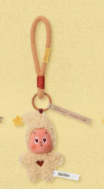 Coconut Crisp Mini Cookies Plush Pendant