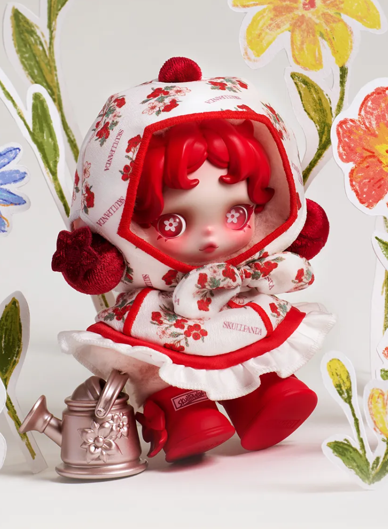 Amid Flowers Plush Doll Pendant