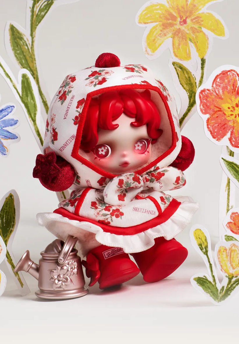 Amid Flowers Plush Doll Pendant-photos