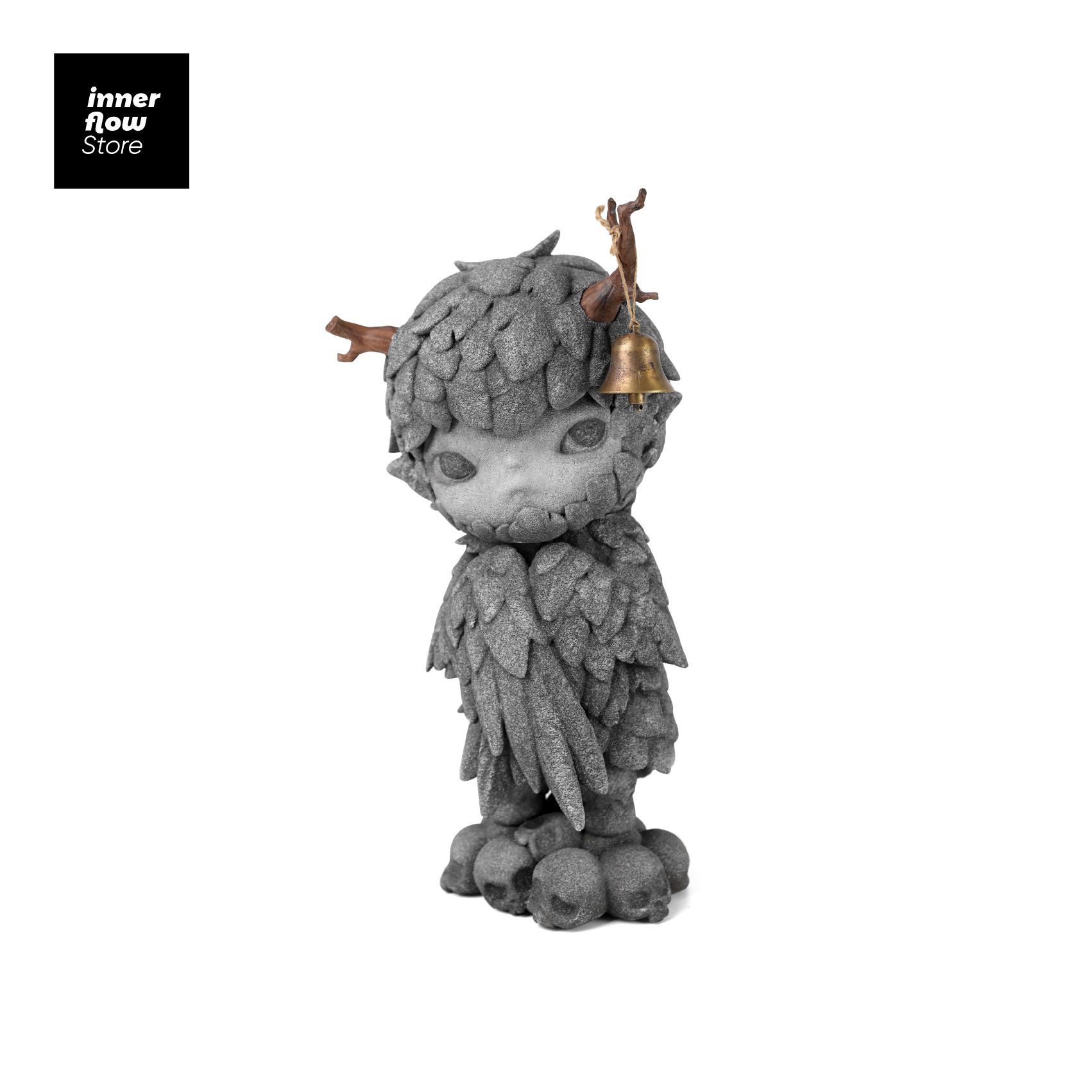 Ceramic Feather Figurine Art Toy-photos