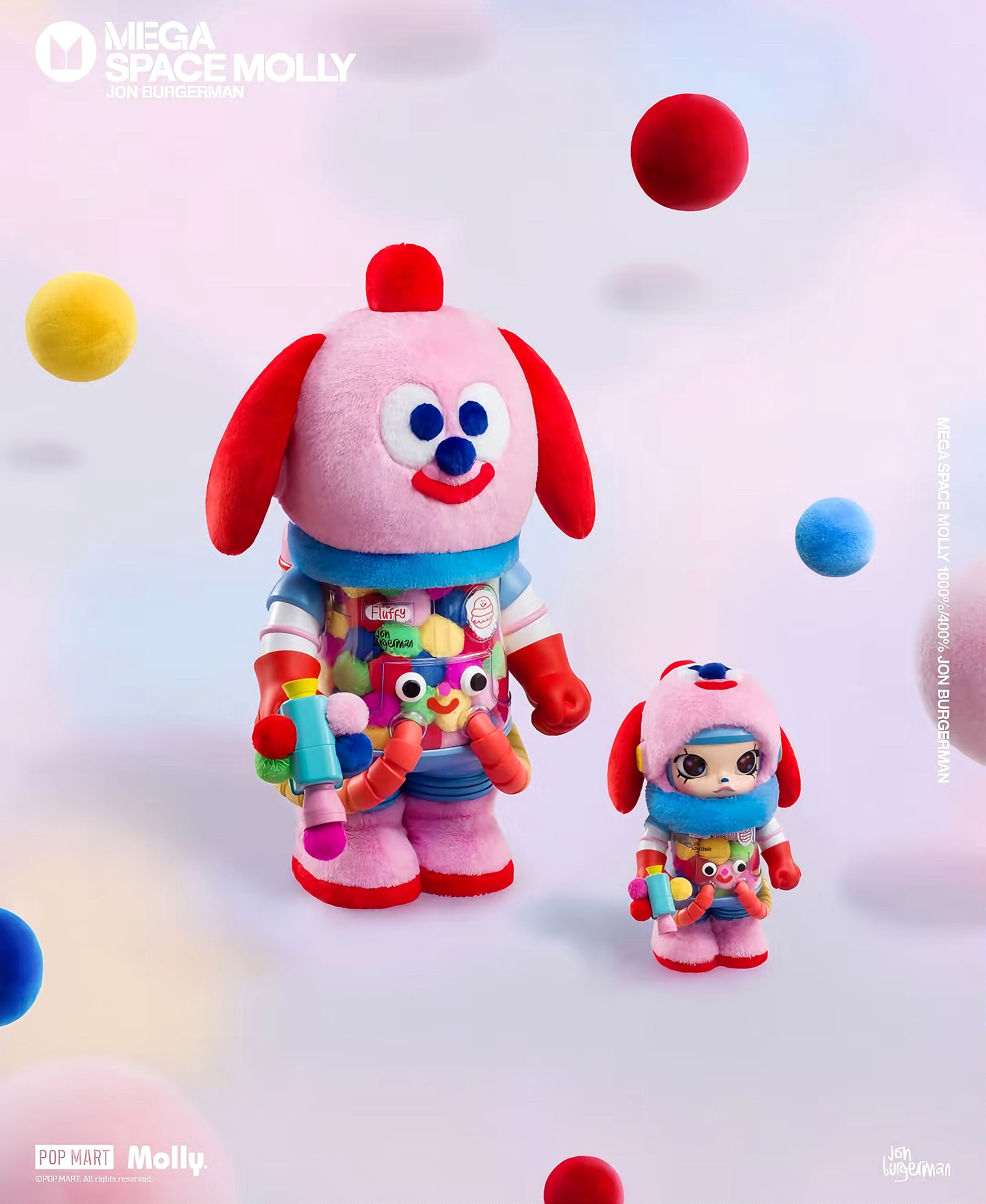 MEGA SPACE MOLLY 400% Jon Burgerman-photos