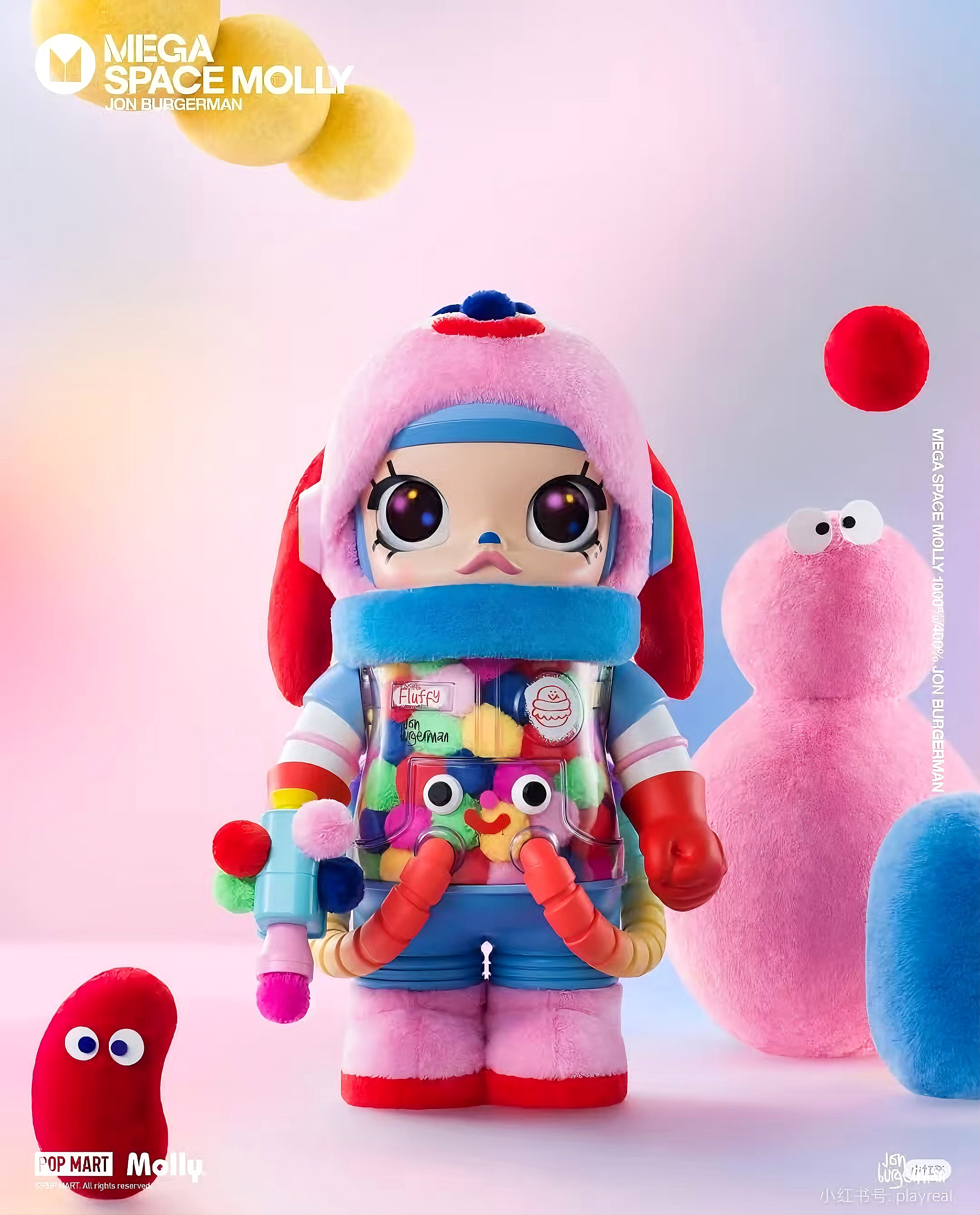 MEGA SPACE MOLLY 400% Jon Burgerman-photos