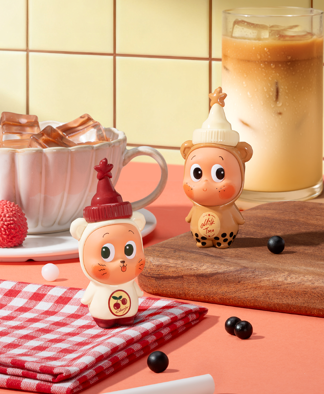 珍珠奶茶&樱桃冰茶